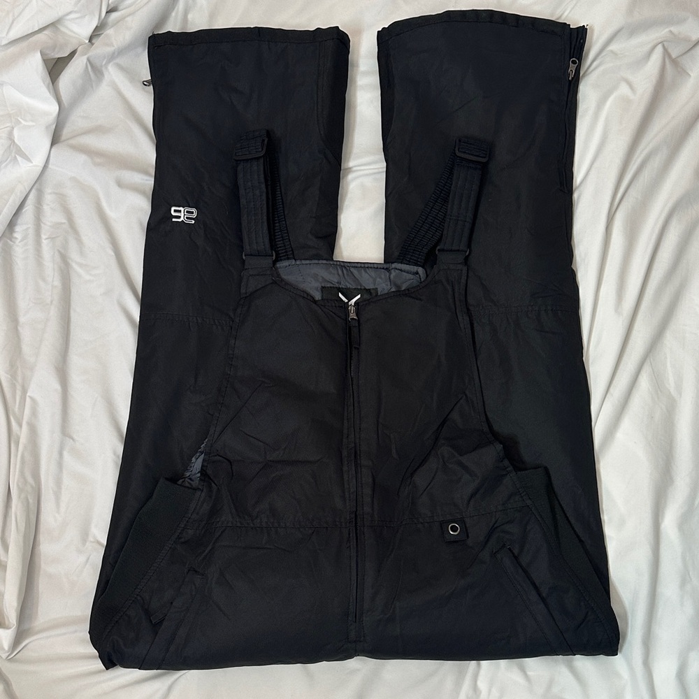 Black Arctix Snow Bib Overalls Ski Snowboard Pants